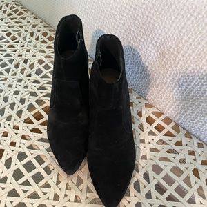 Clarks Suede Kitten Heel Booties